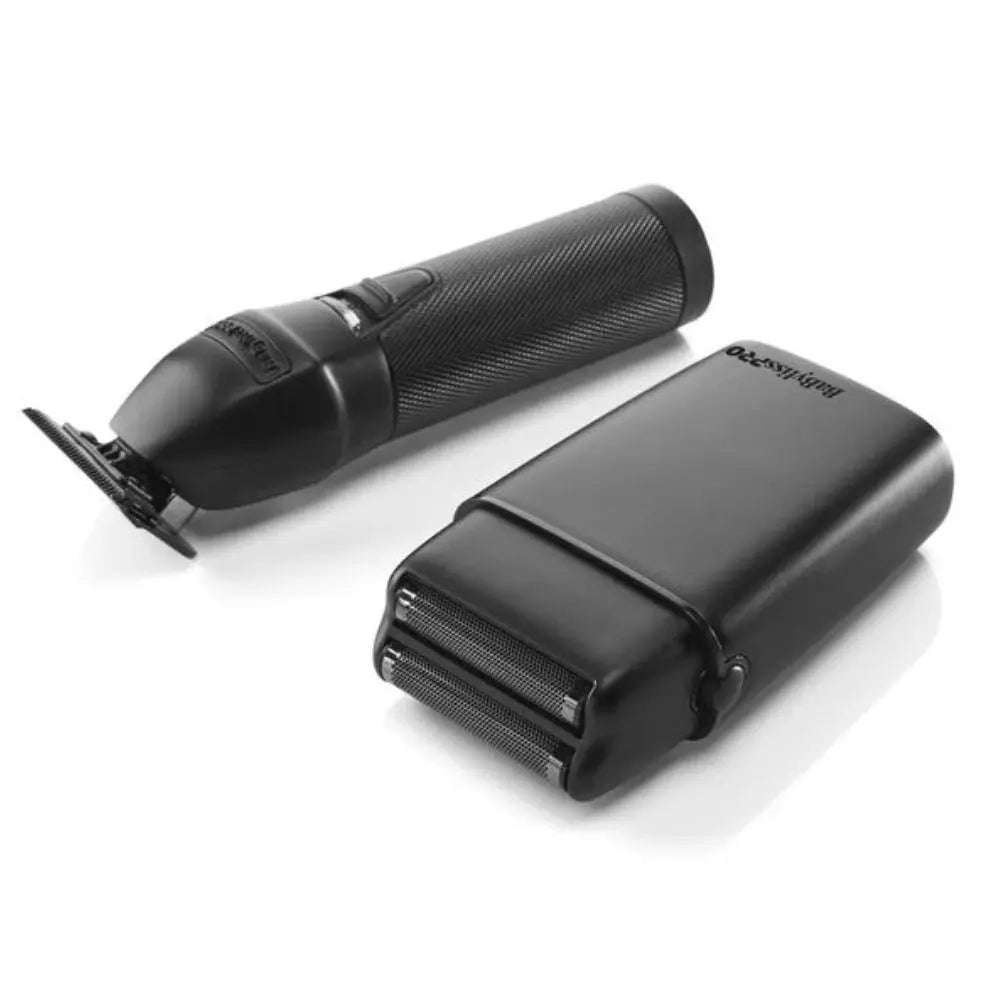 Babyliss Pro LimitedFX Matte Black Trimmer & Double-Foil Shaver Prepack (FXDUOFS2TMB)