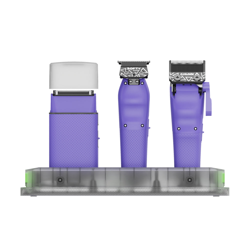 TPOB PLAY MINI Transparent PURPLE Bundle with stand