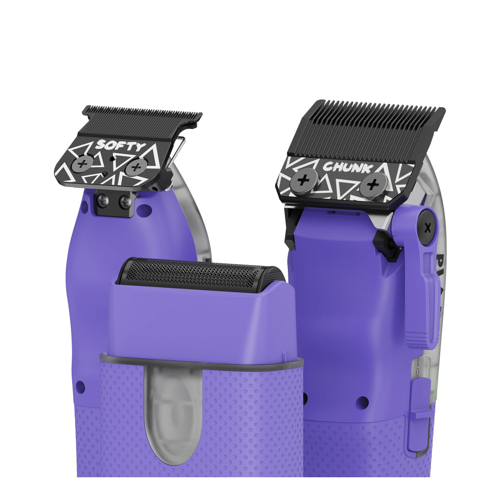 TPOB PLAY MINI Transparent PURPLE Bundle with stand